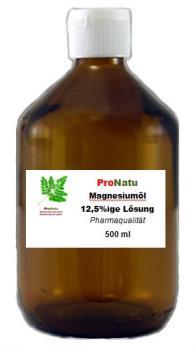 ProNatu Magnesiumchloride olie 12,5% oplossing - farmaceutische kwaliteit